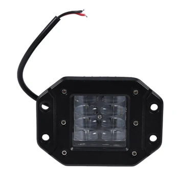 

24W Off Road Vehicle Headlights Waterproof Work Lights Exterior Lights Car Spotlights Floodlights 1600lm LED Work Lamps with Scr