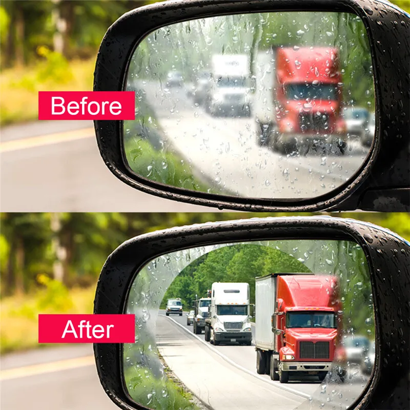 

2PCS/SET Car Stickers Rearview Mirror Protective Film Waterproof Anti-fog Anti Scratches Car Accessories Decoration Dropshipping