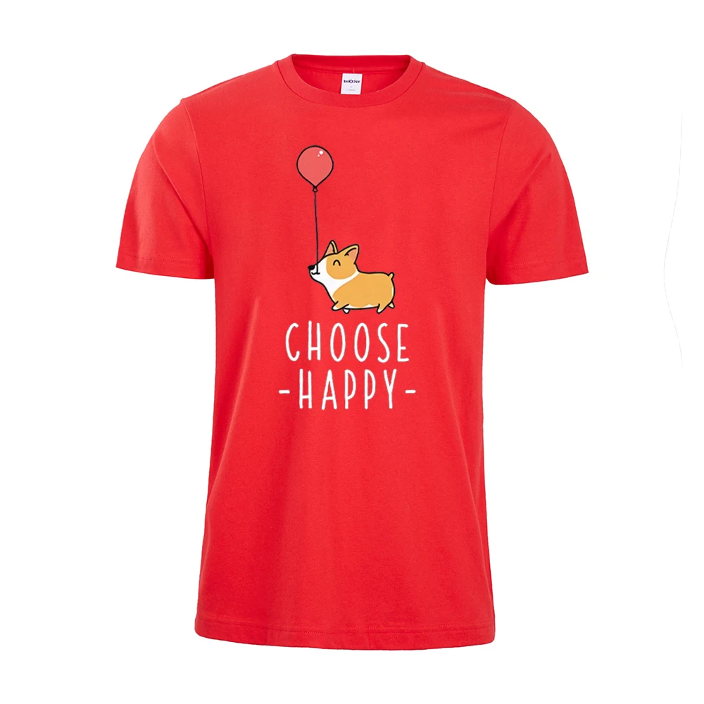 Выберите Happy футболка с корги забавные Собаки Футболка Happy футболки корги lover momy и рисунком «Собачка Футболка с цитатами