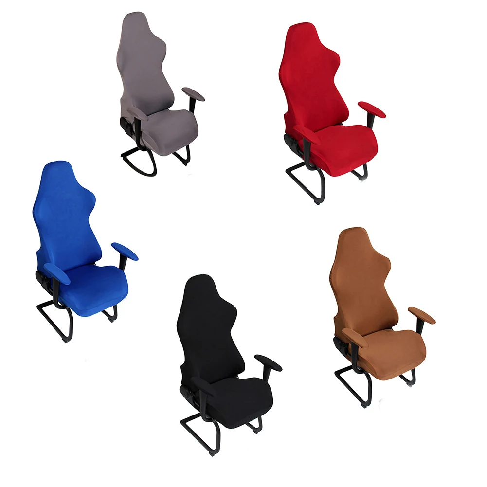 Спандекс моющиеся игровые декоративные чехлы для стульев Эластичный Мягкий съемный протектор кресла современный полиэстер компьютерные сиденья