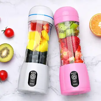 

Portable Size USB Electric Fruit Juicer Handheld Smoothie Maker Blender Stirring Rechargeable Mini Portable Juice Cup Wate