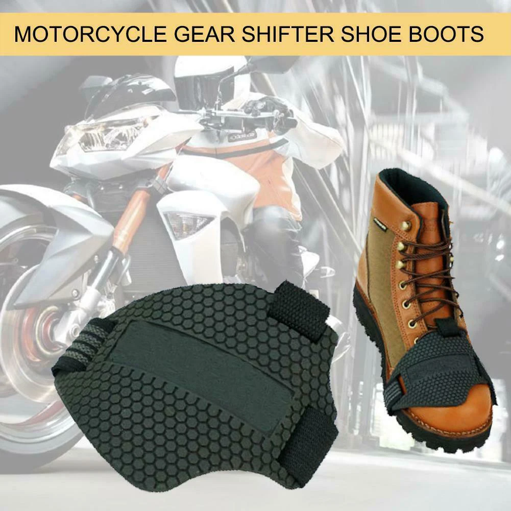 Ремешок для езды на мотоцикле, Сменный Чехол для обуви, защитный изоляционный элемент, защитный резиновый нескользящий износостойкий сменный ножной мотоцикл