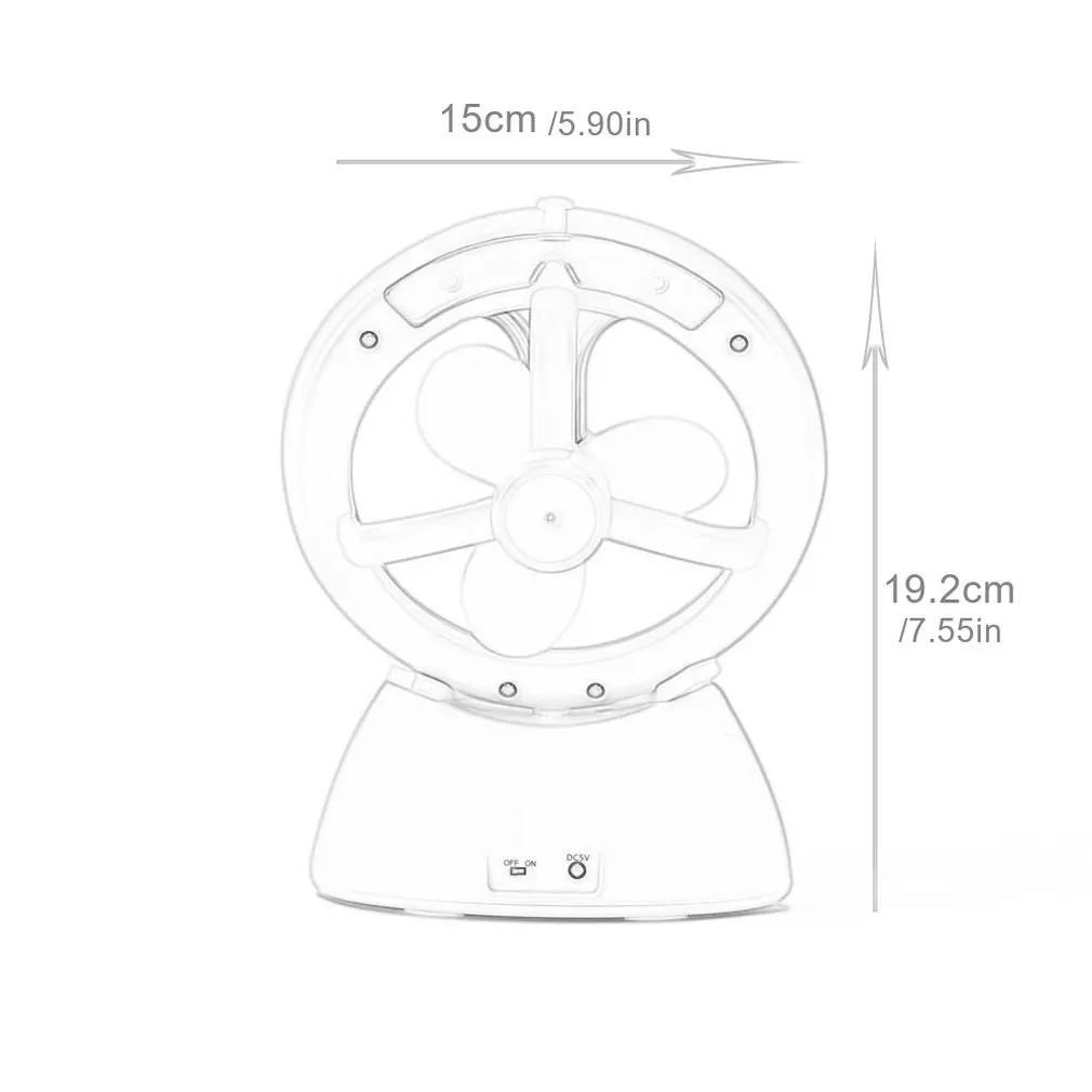 

Creative Usb Second Generation Water Elf Silent Fan Spray Humidification Handheld Mini Charging Small Fan