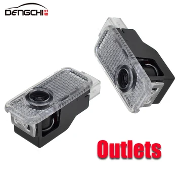 

2PCS Voiture LED Porte Logo Lumière pourAudi A3 A4 B8 B6 A5 B7 A3 A6 C5 C6 Q7 Q5 Q3 A1 A7 R8 TT Fantôme Ombre Lampe de Bienvenue