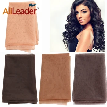 

1 Yard/0.5 Yard Hair Weaving Netting Top Swiss Lace Material Basement Foundation Toupee Frontal Closure Net For Making Wigs