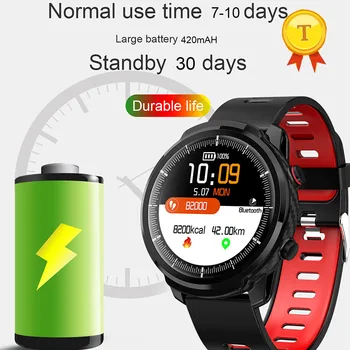 

Full Touch HD Display IP68 30 days standby Smart Watch Men Women Wristband heart rate Blood Pressure Oxygen Monitor Smartwatch