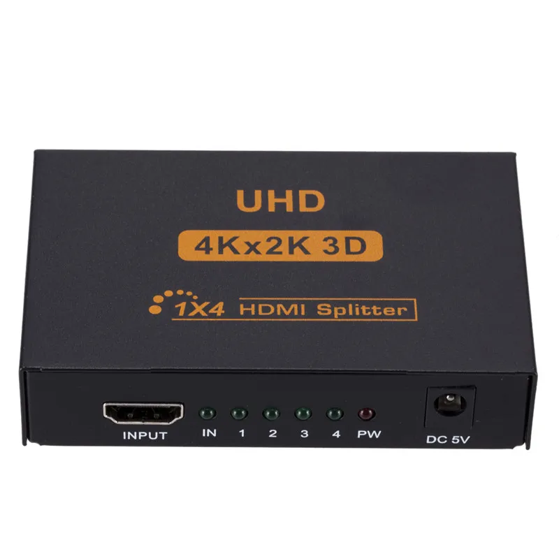 4K* 2K Переключатель HDMI 1 вход 4 Выход HDMI коммутатор 1X4 для xbox 360 PS4/3 Смарт Android HDTV 5 порт HDMI адаптер
