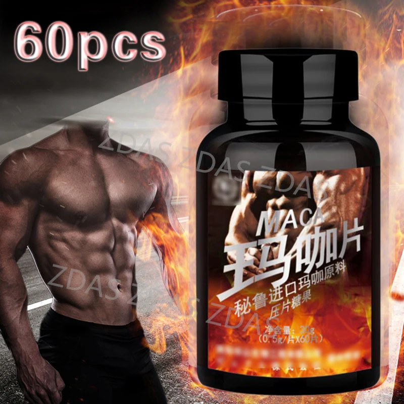 

60pills Medlar Ginseng Pilose Antler Maca Extract, Increase Performance Desire Epimedium Icariin for Man,male Maca Supplement