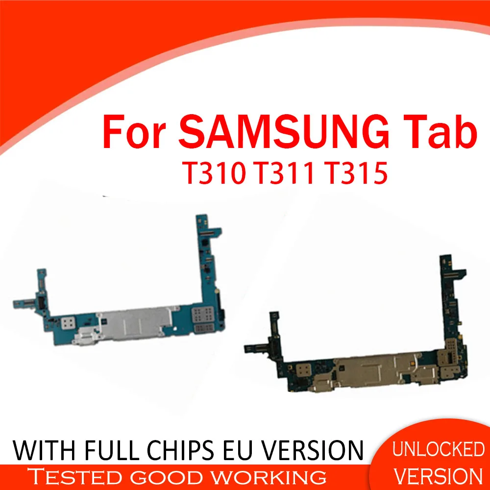 Оригинальная материнская плата для Samsung Galaxy Tab 3 8 0 T310 T311 Android OS логическая с чипами