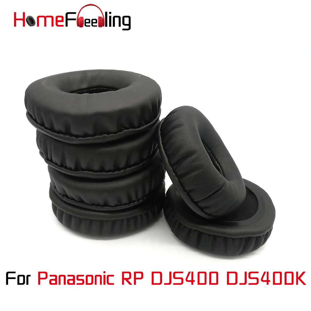 

Homefeeling Ear Pads For Panasonic RP-DJS400 RP-DJS400K Earpads Round Universal Leahter Repalcement Parts Ear Cushions