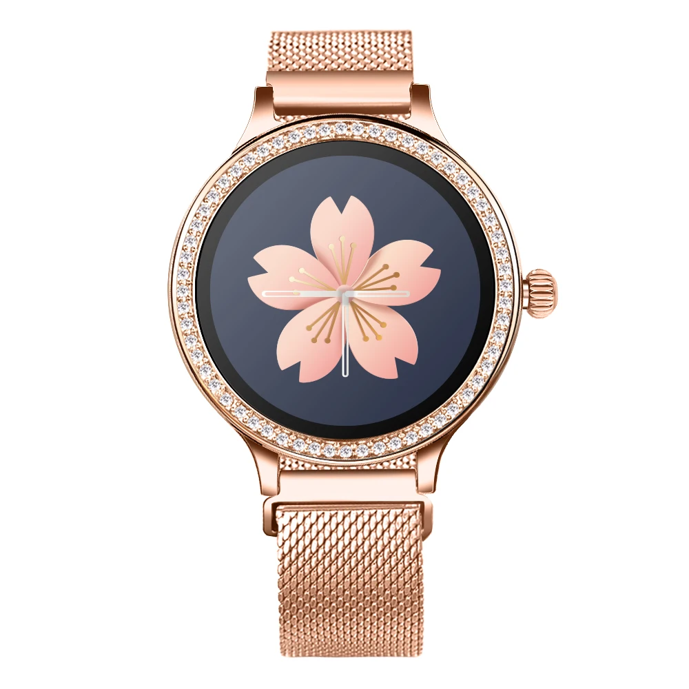 

696 M88 Fashion Lady Women Smart Watch Heart Rate Blood Pressure Monitor IP68 Waterproof Fitness Tracker PK B57 Smart Bracelet