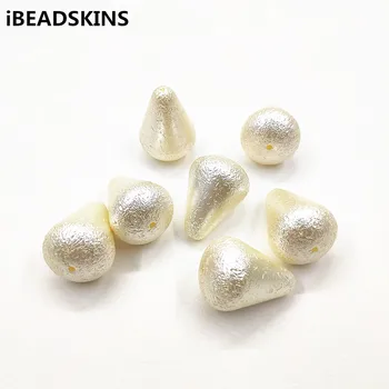 

New arrival! 30x22mm 80pcs Imitation pearls Wrinkle effect Drop beads for Necklace,Earrings parts,hand Made Jewelry DIY