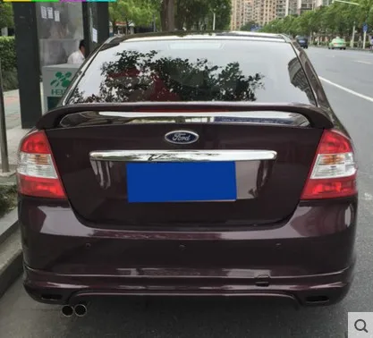 Спойлер для Focus 2006 2011 Ford sedan JSDLK спойлер из АБС пластика Автомобильный задний