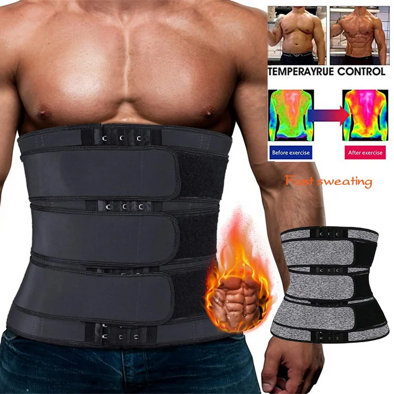 Jodimitty Men Waist Trainer Tummy Slimming Sheath Sauna Body Shaper