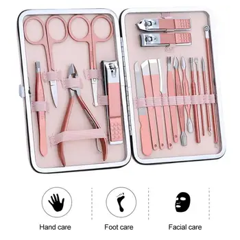 

Nail Clipper Set Hand Foot Nail Scissors Multifunction Stainless Steel Pedicure Manicure Tools Women Men Dropshipping TSLM1