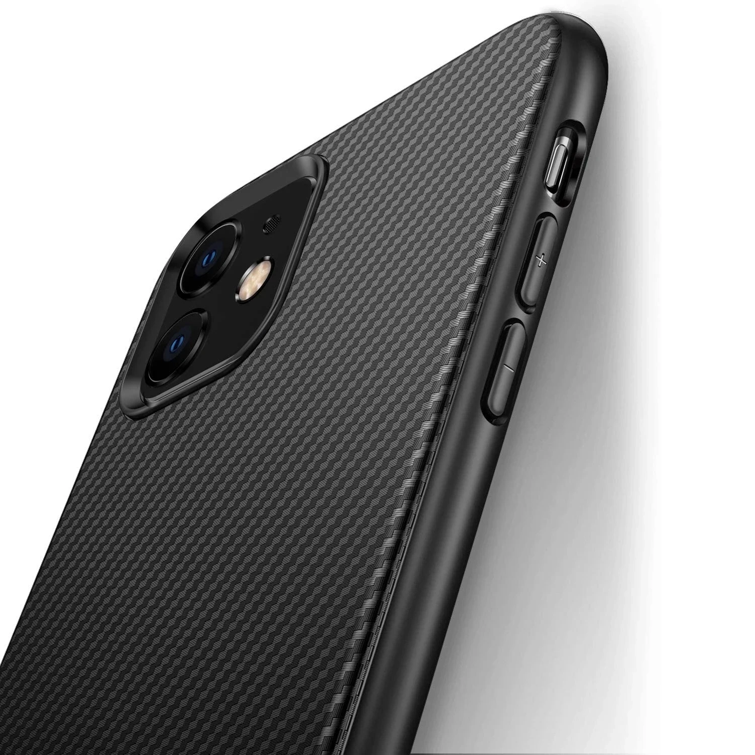 Premium Carbon Fiber Silicone Protective Soft Cover