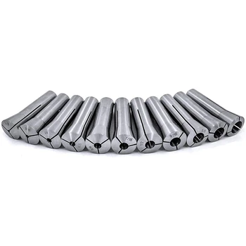 

11Pcs Precision R8 Collet Set 1/8-3/4 Inch Mill Chuck Holder R8 Collet Chuck Holder