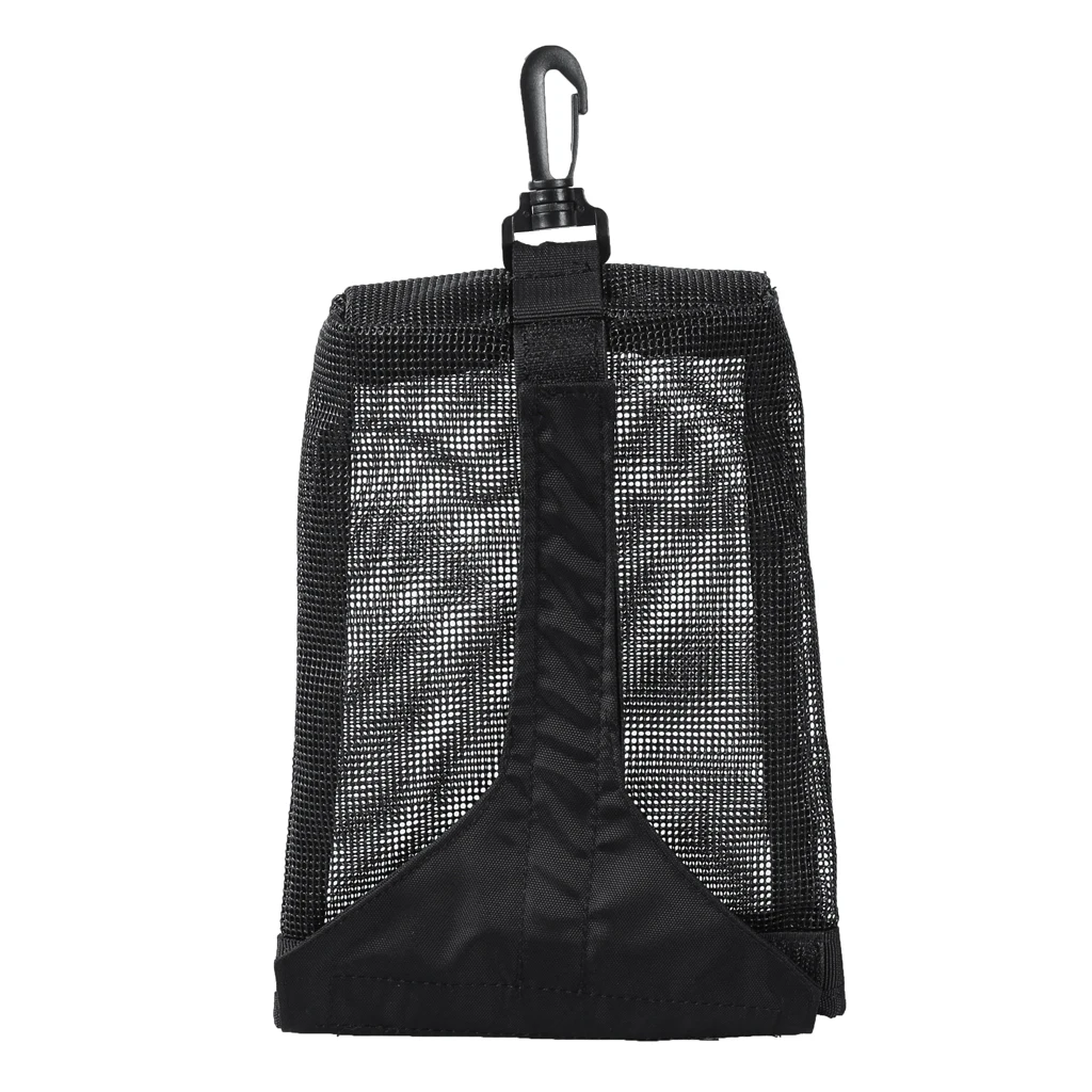 

Nylon Mesh Scuba Diving Weight Pocket Pouch Storage Bag & Swivel Clip and Loop Tape Closure - Choose Color
