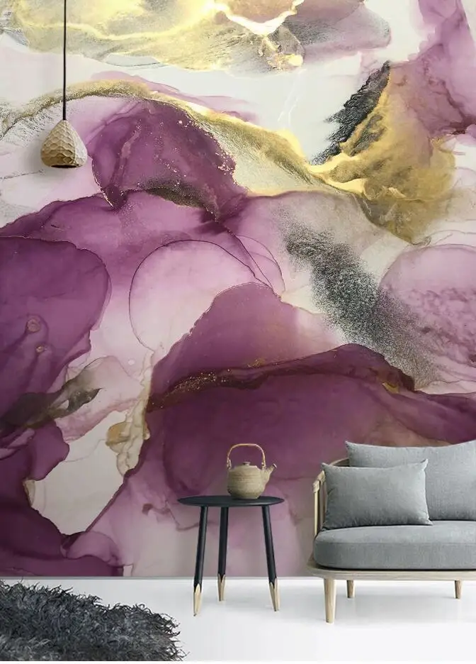 

Hand Painting Art Wall Hallway Landscape Mural 3d Photo Cloth Paper Papel De Parede Contact Paper Printed Waterproof Home Decor