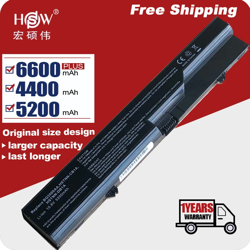 5200 мАч аккумулятор для ноутбука HP ProBook 4320 4325s 4320s 4321 525s 4321s 4520s 4320t 4326s 4420s 4421s 4425s 4520 620