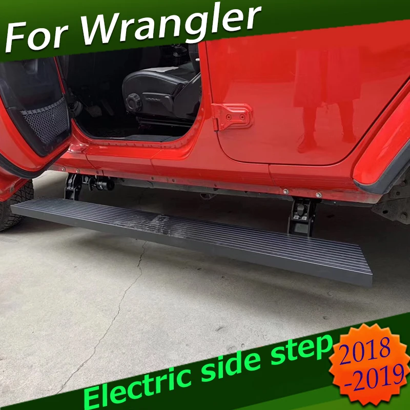 Электрическая боковая подножка для Wrangler JK/JL 2018 2019 Jeep 4 двери 2 | Автомобили и