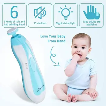 

New Electric Nail Clipper Cutter Baby Nail Tool Trimmer Manicure Scissors Multifunction Infant Nail Tools for Toddler Baby