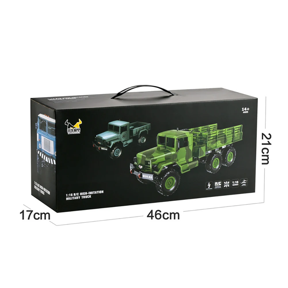 Fora de Estrada Brinquedo para Presentes dos Meninos Original 2.4g 4wd 10 km h Controle Remoto rc Carro & Luz Led Camuflagem Militar Rtr Mn-77 1 - 16 11 High Quality Brinquedos e hobbies