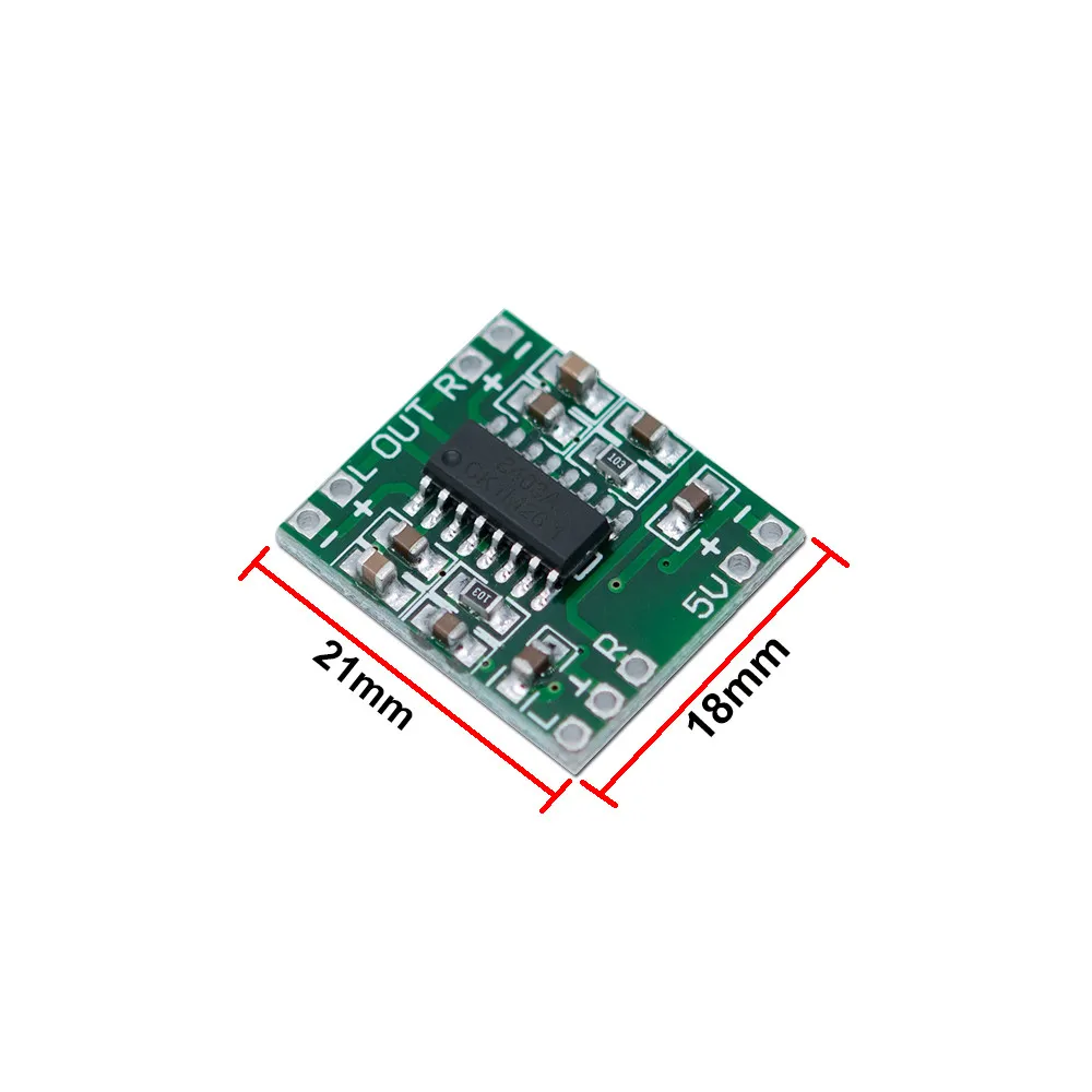 VICFINE 6W amplifier DC2.5-5V PAM8403 6W dual channel digital audio amplifier board AMP module chip 2X3W 4 ohms for CAR