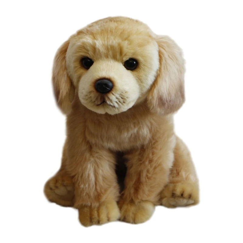 High-Quality Handmade Simulation Labrador Dog Toy Doll Stuffed Plush Animal Kids