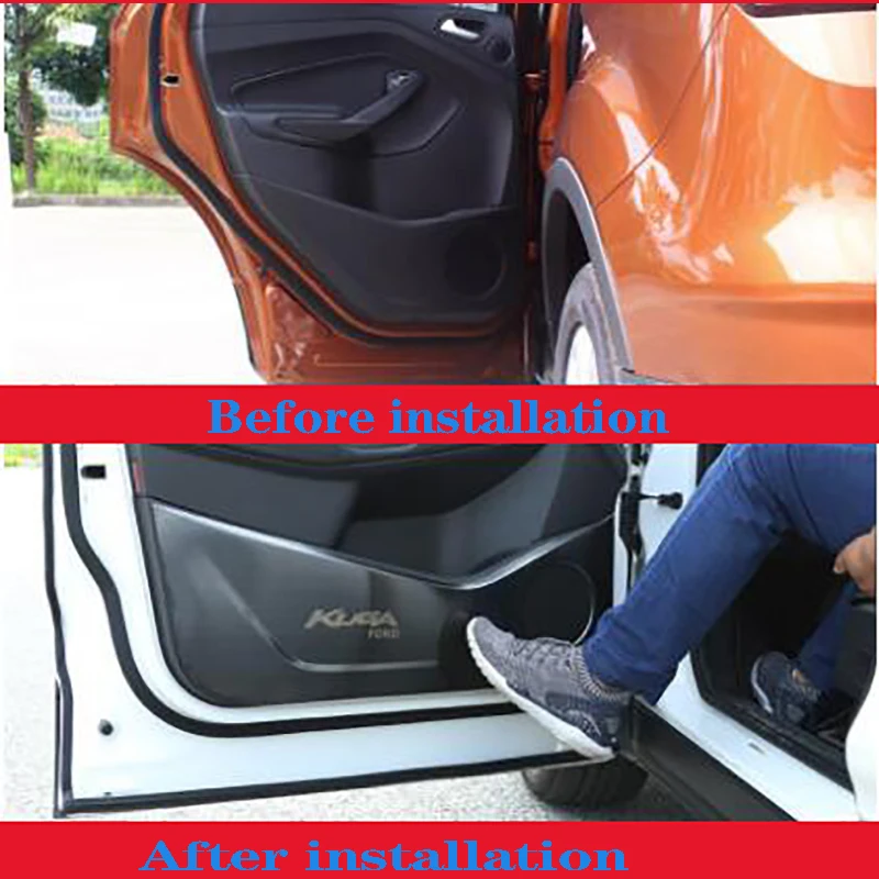 Для Ford 13-19 new kuga анти-кик доска внутренняя отделка специальные фитинги двери из нержавеющей стали анти-кик колодки