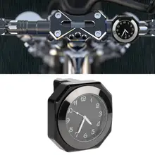 Алюминиевый сплав часы водонепроницаемый светящийся черный мотоцикл модификация авто аксессуары автомобиль тире часы Мотоцикл Запчасти