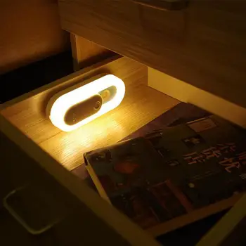 

Led Night Light USB Charging Body Motion Sensor Induction Lamp for Corridor Cabinet Bedside