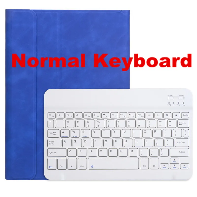 Съемная Bluetooth клавиатура для iPad 10," A2200 A2198 A2232 смарт-чехол для iPad Air 10,5" A2123 A2152 A2153 - Цвет: Normal-BL-WBK