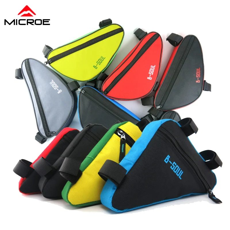 

Triangle Bike Bag Front Tube Frame Cycling Bicycle Bags Waterproof MTB Road Pouch Holder Saddle Bicicleta Bikes Accessories