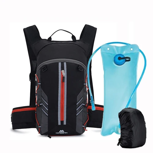 NEWBOLER велосипедная сумка 10л рюкзак портативный водонепроницаемый открытый спортивная сумка для воды походная сумка для скалолазания Велоспорт дорожный велосипед рюкзак - Цвет: Red With Water Bag