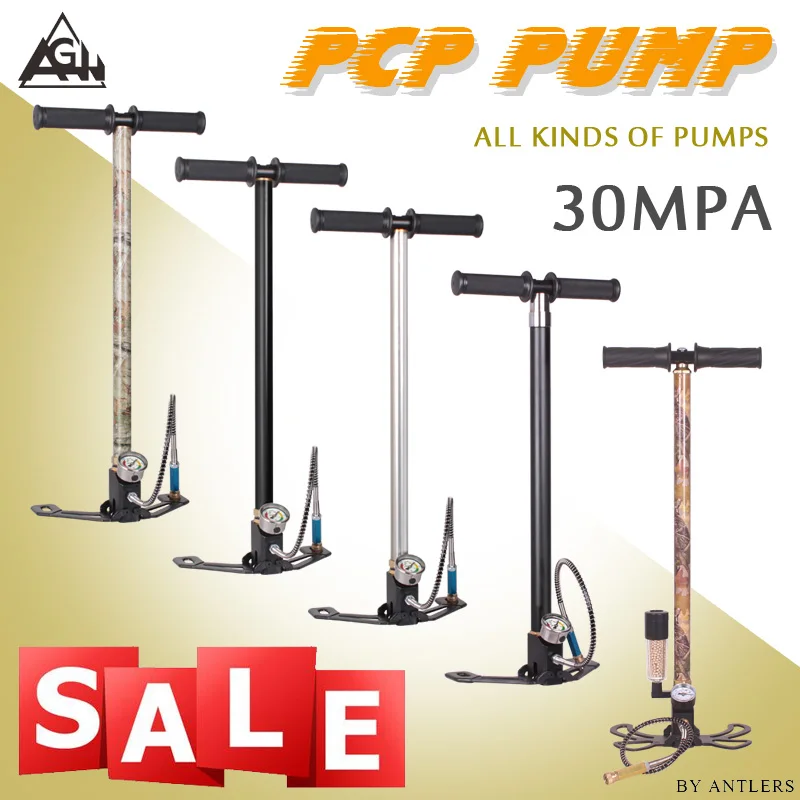 

New 300bar 4500PSI paintball pcp pump Airgun PCP airrifle High Pressure Hand Pump with Air filter 40mpa Gauge caza not hill pump