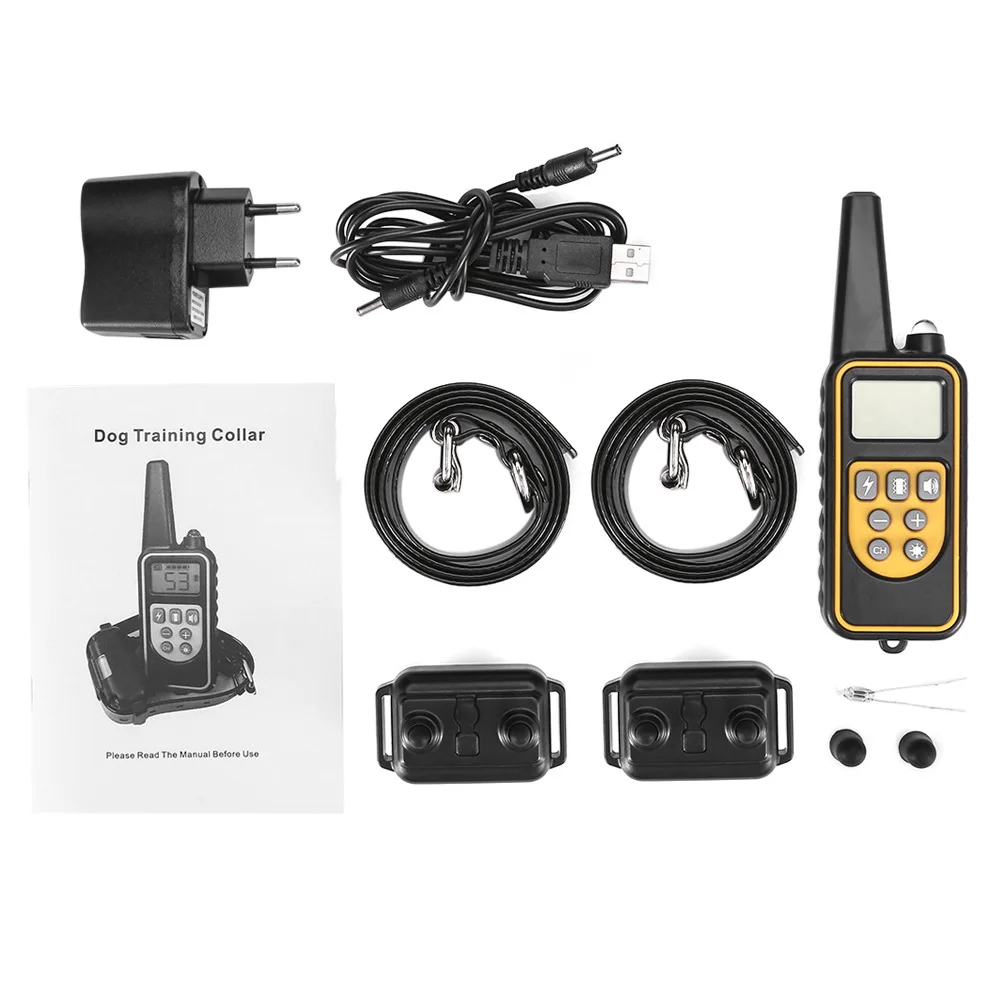

Dog Trainer zhi fei qi 800 M Waterproof Pet Electronic Neck Ring Vibration Electric Shock Warning Patented