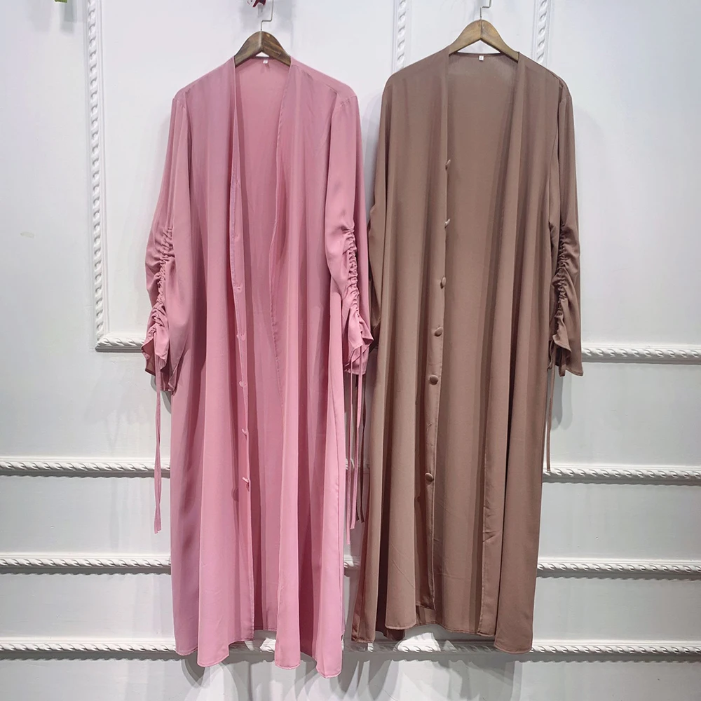 Eid Mubarak Abaya Dubai Turkey Islam Muslim Fashion Robe Kimono Femme Musulmane Caftan Moroccan Kaftan Abayas For Women Cardigan