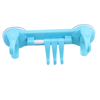

New Suction Cup Powerful Towel Rack Vacuum Combination Seamless Kitchen And Bathroom Multifunctional Plastic Row Hanger