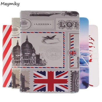 

Colorful Feather Painting PU Leather Case For Apple iPad 2 3 4 ipad 2 ipad 3 ipad 4 9.7 inch cover with card slots Case