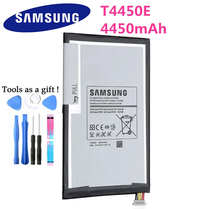 Оригинальный аккумулятор для планшета SAMSUNG T4450E 4450 мАч сменные батареи Samsung GALAXY Tab 3