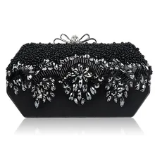 Горячая Распродажа Высококачественная жемчужная вышитая водная Алмазная обеденная сумка высокого качества сумка для платья, ручка