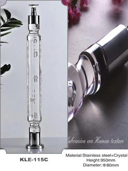 

Freeshipping 950mm Dia 80mm Acrylic Archic Royal Pantinated Pole Pillar Baluster Post for Stair and Handrail