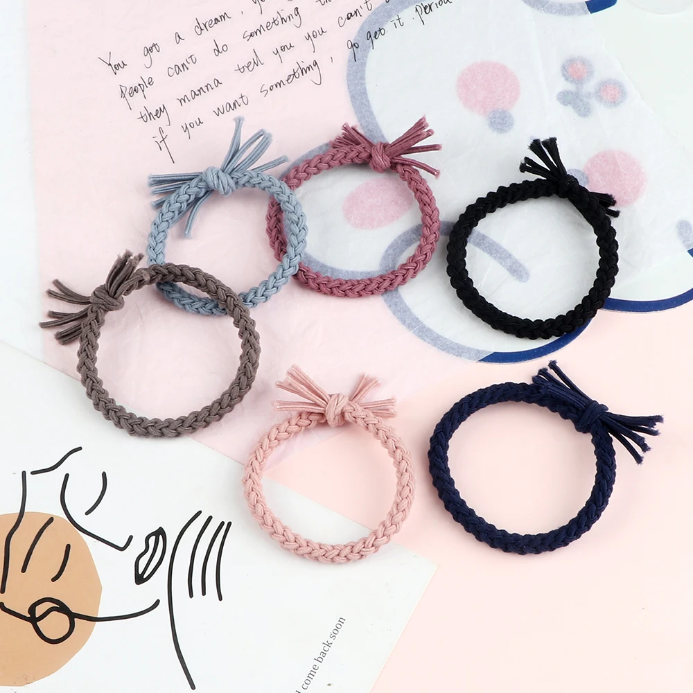  FRCOLOR 5pcs Hair Bow Ponytail Holder Women Headbands