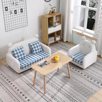 

Children's Sofa Boys And Girls Single And Double Combination Baby's Bedroom Creative Seat Kindergarten Reading Area Sofa