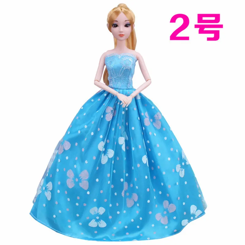 30 см Bjd Кукла одежда детское модное свадебное платье Принцесса Кукла одежда вечерние платье юбка подарки для девочки DIYDoll игрушка Рождественский подарок
