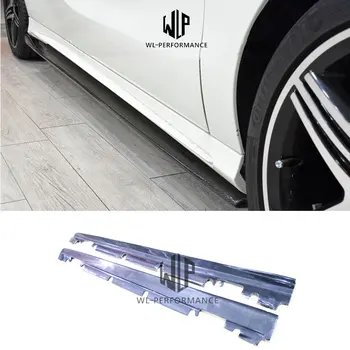 

W117 Carbon Fiber Side Skirts Car Styling For Merceders-Benz CLA Class CLA250 CLA260 CLA45 Revozport Style Car Body Kit 13-15
