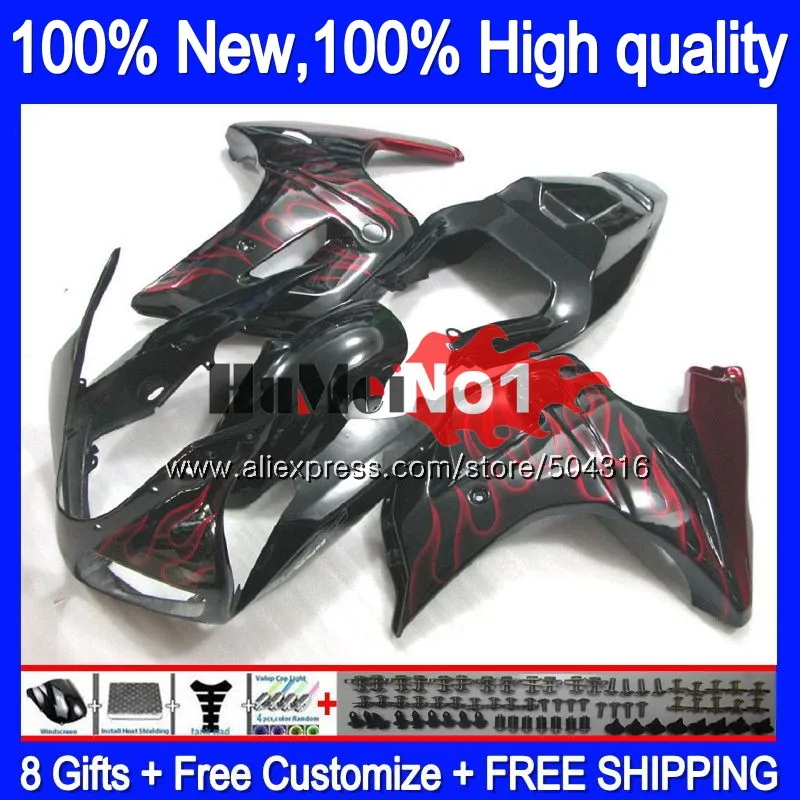 SV1000S для SUZUKI SV650S SV650 SV1000 26MC образования легкой пены. 3 SV 650 S 1000 2003 2004 2005 2006 2007 2008 03 04 05 06 07 красный Обтекатели с пламенем