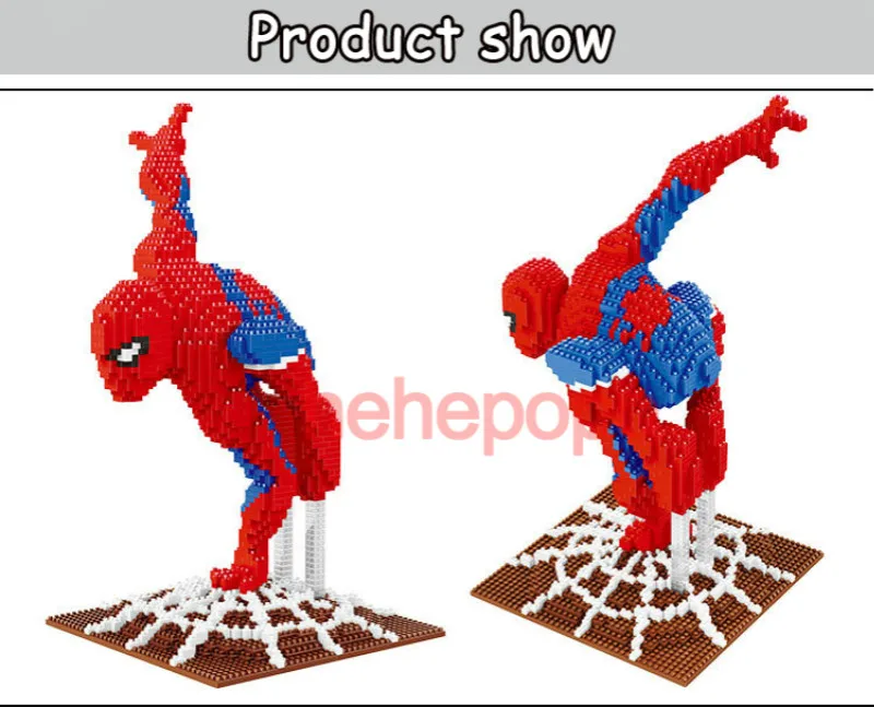 2100-3200 шт 21810-21819 маленькие блоки большой размер супер герой модель Строительная игрушка мультфильм аукцион фигурка кирпичи для детей Подарки