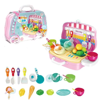 

Children Play Kitchen Toys Boys&Girls Cooking Simulation Play House Kids Toys Baby Kitchenware Set Birthday Gifts
